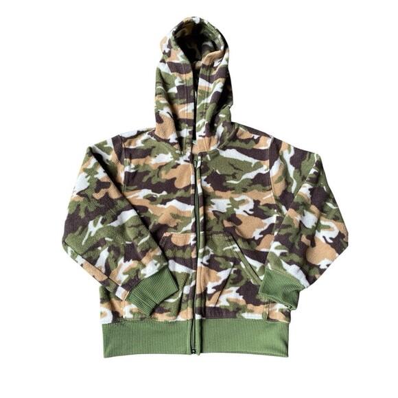 peanut & Ollie Other - Peanuts & Ollie Kids Camouflage Zip Up Hoodie Size 4